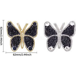 Butterfly Rhinestone Patches&nbsp;DIY-FG0001-36