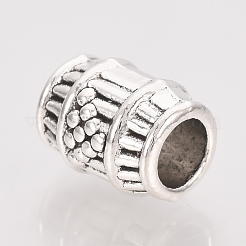 Tibetan Style Alloy European Beads&nbsp;X-TIBE-T011-12AS-FF