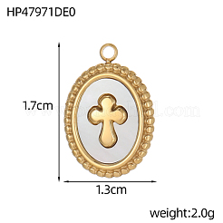 304 Stainless Steel Pendants&nbsp;STAS-OY005-48G