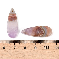 Natural Amethyst Lace Agate Pendants&nbsp;G-K381-10