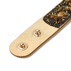 Faux Suede Snap Cord Bracelet&nbsp;LS-BJEW-F428-04