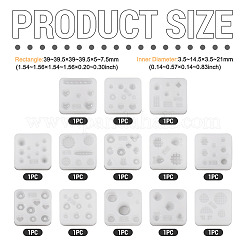 13Pcs 13 Styles Nail Art Silicone Molds&nbsp;SIMO-TA0001-17
