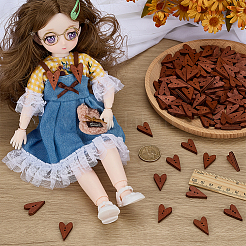 2 Sets 2-Hole Wood Buttons&nbsp;WOOD-FG0001-62