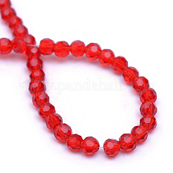 Transparent Glass Bead Strands&nbsp;LS-GLAA-R166-6mm-01D