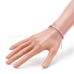 Polymer Clay Heishi Beaded Bracelets&nbsp;BJEW-JB06131
