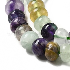 Natural Colorful Fluorite Beads Strands&nbsp;G-D481-19B