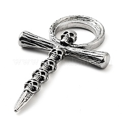Tibetan Style Alloy Pendants&nbsp;TIBE-L012-040AS-02
