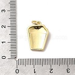 Rack Plating Brass Enamel Pendants&nbsp;X-KK-A268-02B-G