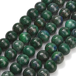 Natural Chrysocolla and Lapis Lazuli Beads Strands&nbsp;GG-CBA7BB7-A04-8mm