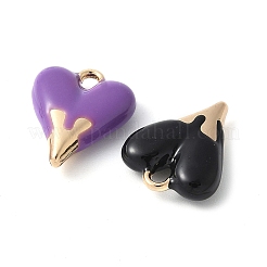 Alloy Enamel Pendants&nbsp;PALLOY-E775-08G