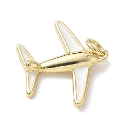 Brass Enamel Pendants&nbsp;KK-B155-10G