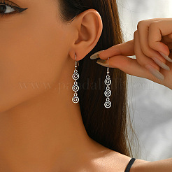 Alloy & Iron Dangle Earrings&nbsp;FS-WG7331A-01