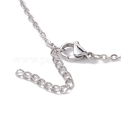 Crystal Stone Cage Pendant Necklaces&nbsp;NJEW-JN04756-02