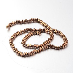 Electroplate Non-magnetic Synthetic Hematite Bead Strands&nbsp;G-F300-57-08