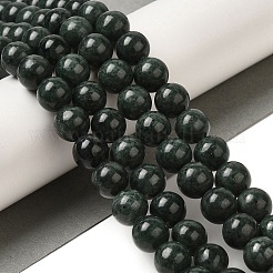 Natural Black Jade Beads Strands&nbsp;G-H067-A03-10MM