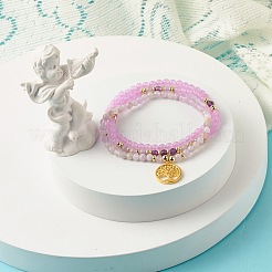 Stone Stretch Bracelets Set&nbsp;BJEW-JB07334