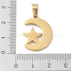 Ion Plating(IP) 304 Stainless Steel Enamel Rhinestone Pendants&nbsp;STAS-Q325-04C-G