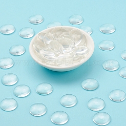 Transparent Glass Cabochons&nbsp;GGLA-YW0001-06A