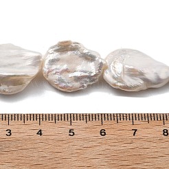Natural Baroque Keshi Pearl Beads Strands&nbsp;PEAR-P064-08C-03B