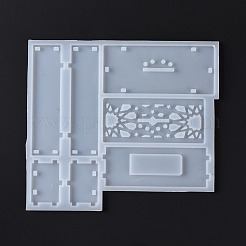 DIY Rectangle Display Decoration Insert Base Silicone Molds&nbsp;DIY-G058-E05