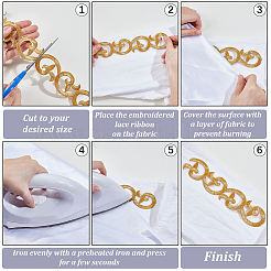 Polyester Embroidery Thread Ribbons&nbsp;OCOR-CY0004-26B-02