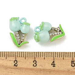 UV Plating Alloy Enamel Pendants&nbsp;FIND-M033-31P-02