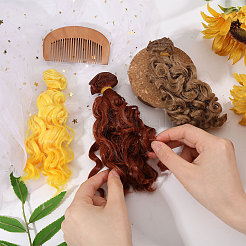 3Pcs 3 Colors PP Doll Wig Long Curly Hair&nbsp;DIY-GL0006-22