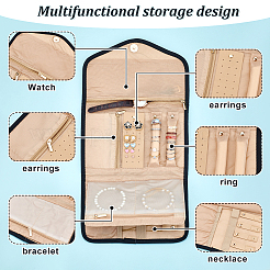 Polyester Envolope Travel Folding Clutch Bag&nbsp;ABAG-WH0035-030B