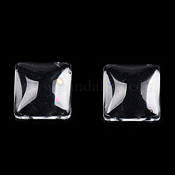 Transparent Glass Cabochons&nbsp;LS-GGLA-WH0034-07