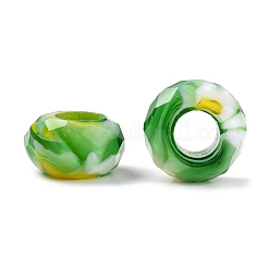 Two Tone Glass European Beads&nbsp;GDA009-5