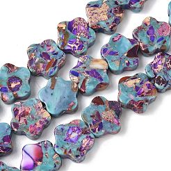 Dyed Synthetic Imperial Jasper Beads Strands&nbsp;G-D337-14mm-B02