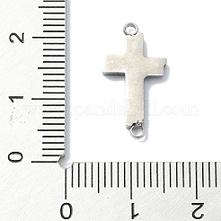 304 Stainless Steel Crystal Rhinestone Connector Charms&nbsp;STAS-Z065-02P-03