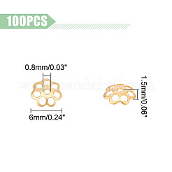 304 Stainless Steel Bead Caps&nbsp;STAS-UN0042-45