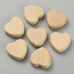 Wood Beads&nbsp;WOOD-WH0034-10A
