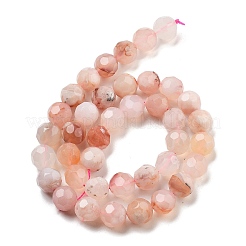 Natural Cherry Blossom Agate Beads Strands&nbsp;G-C150-B04-02