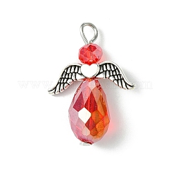 48Pcs 12 Color Electroplate Glass Pendants&nbsp;PALLOY-AB00110