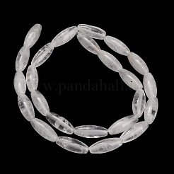 Natural Quartz Crystal Beads Strands&nbsp;GG-CBA792A-B01-6x16mm
