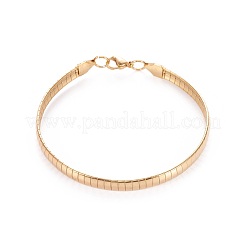304 Stainless Steel Choker Necklaces and Bangles Jewelry Sets&nbsp;SJEW-L144-A01-G