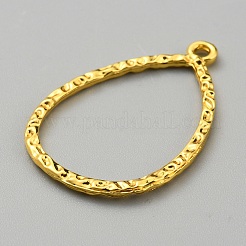 Alloy Open Back Bezel Pendants&nbsp;FIND-TAC0017-41D-G