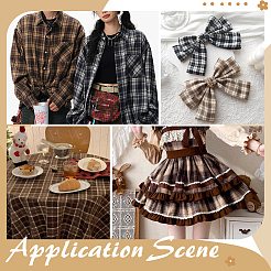 1M Cotton Tartan Pattern Fabric&nbsp;DIY-PH0035-74A-01