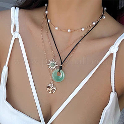 12Pcs 12 Styles Natural & Synthetic Gemstone Pendants&nbsp;G-BC0001-49