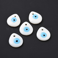 Handmade Lampwork Evil Eye Pendants&nbsp;LAMP-E106-01B