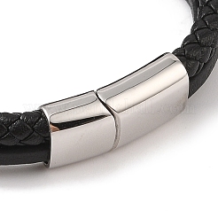 Braided Microfiber Leather Multi-strand Bracelets&nbsp;BJEW-B096-07B