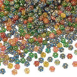500Pcs Plastic Flower Beads&nbsp;KY-TADJ0001-07A