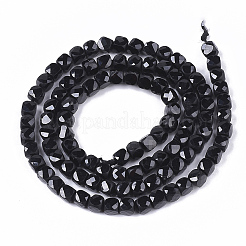 Natural Black Spinel Beads Strands&nbsp;LS-G-S362-001