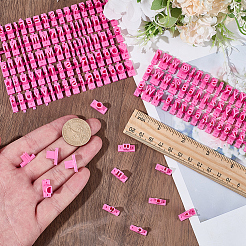 1 Bag Letters & Numbers PP Plastic Cookie Stamps&nbsp;DIY-SC0033-91