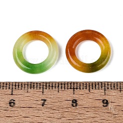 Dyed Natural White Jade Linking Rings&nbsp;G-Q601-43D