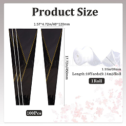 OPP Plastic Flower Bouquet Bags&nbsp;AJEW-GF0009-98C