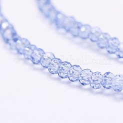 Transparent Glass Beads Strands&nbsp;X-EGLA-K010-A04