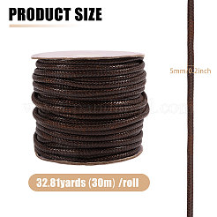 30M Braided Waxed Polyester Cords&nbsp;YC-WH0011-03D
